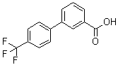 CAS 登录号：199528-28-4, 4'-(三氟甲基)[1,1'-联苯]-3-羧酸