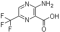 3-氨基-6-三氟甲基吡嗪-2-甲酸分子结构 (CAS 1996-45-8)