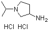 3-Amino-1-isopropylpyrrolidine dihydrochloride molecular structure (CAS 19985-09-2)