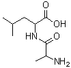 structure of CAS# 1999-42-4, DL-Alanyl-DL-leucine