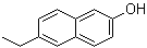structure of CAS# 1999-64-0, 2-Ethyl-6-naphthol
