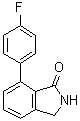 7-(4-氟苯基)-2,3-二氢-1H-异吲哚-1-酮分子结构 (CAS 200049-49-6)