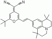 DCJTB分子结构 (CAS 200052-70-6)