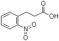 structure of CAS# 2001-32-3, 3-(2-Nitrophenyl)propanoic acid