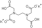 structure of CAS# 2001-94-7, Dipotassium EDTA