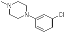 CAS # 20011-11-4, 1-(3-Chlorophenyl)-4-methylpiperazine