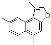 1,5,8-三甲基萘并[2,1-b]呋喃分子结构 (CAS 20013-76-7)
