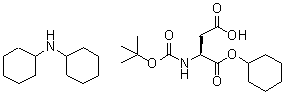 CAS # 200283-00-7, N-[(1,1-Dimethylethoxy)carbonyl]-L-aspartic acid 1-cyclohexyl ester compd. with N-cyclohexylcyclohexanamine (1:1)