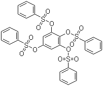 1,2,3,5-Benzenetetrol tetrabenzenesulfonate molecular structure (CAS 20032-32-0)
