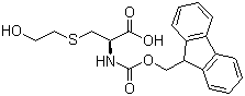 structure of CAS# 200354-35-4, Fmoc-S-2-hydroxyethyl-L-cysteine