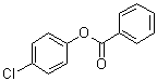 4-氯苯基苯甲酸酯分子结构 (CAS 2005-08-5)