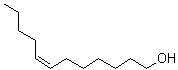 顺式-7-十二碳烯-1-醇分子结构 (CAS 20056-92-2)