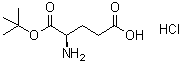 D-谷氨酸叔丁酯盐酸盐分子结构 (CAS 200616-62-2)