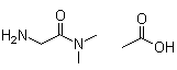 structure of CAS# 200634-33-9, 2-Amino-N,N-dimethylacetamide monoacetate