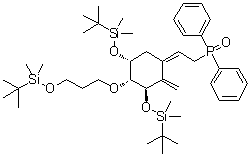 CAS # 200636-54-0, [(2Z)-2-[(3R,4R,5R)-3,5-Bis[[(1,1-dimethylethyl)dimethylsilyl]oxy]-4-[3-[[(1,1-dimethylethyl)dimethylsilyl]oxy]propoxy]-2-methylenecyclohexylidene]ethyl]diphenylphosphine oxide