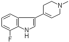 CAS 登录号：200714-11-0, 7-氟-3-(1,2,3,6-四氢-1-甲基-4-吡啶基)-1H-吲哚