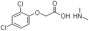 2,4-二氯苯氧乙酸二甲胺盐分子结构 (CAS 2008-39-1)