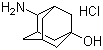 structure of CAS# 20098-19-5, 4-Amino-1-adamantanol hydrochloride