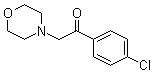 1-(4-氯苯基)-2-(4-吗啉基)乙酮分子结构 (CAS 20099-95-0)