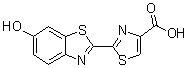 structure of CAS# 20115-09-7, 2-(6-Hydroxy-2-benzothiazolyl)thiazole-4-carboxylic acid