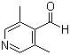 structure of CAS# 201286-64-8, 3,5-Dimethylpyridine-4-carboxaldehyde