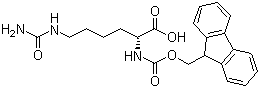 structure of CAS# 201485-38-3, Fmoc-D-Homocitrulline