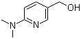 2-Dimethylamino-5-hydroxymethylpyridine molecular structure (CAS 20173-74-4)