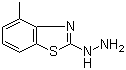 4-Methyl-2-benzothiazolehydrazine molecular structure (CAS 20174-68-9)