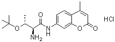 CAS 登录号：201860-40-4, (2S,3R)-2-氨基-3-(1,1-二甲基乙氧基)-N-(4-甲基-2-氧代-2H-1-苯并吡喃-7-基)丁酰胺单盐酸盐