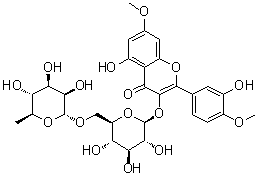商陆素-3beta-芸香糖苷分子结构 (CAS 20188-85-6)