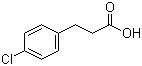 3-(4-Chlorophenyl)propanoic acid molecular structure (CAS 2019-34-3)