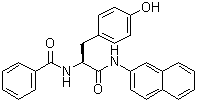 CAS 登录号：201988-63-8, (alphaS)-alpha-(苯甲酰基氨基)-4-羟基-N-2-萘基苯丙酰胺