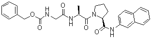 CAS 登录号：202001-62-5, N-[苄氧羰基甘氨酰-L-丙氨酰-N-2-萘基-L-脯氨酰胺