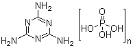 structure of CAS# 20208-95-1, Melamine polyphosphate