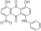 CAS 登录号：20241-76-3, 分散蓝 77, 1,8-二羟基-4-硝基-5-(苯氨基)-9,10-蒽醌