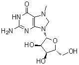 structure of CAS# 20244-86-4, N7-甲基鸟苷