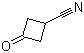 structure of CAS# 20249-16-5, 3-Oxocyclobutanecarbonitrile
