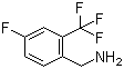 structure of CAS# 202522-22-3, 4-Fluoro-2-(trifluoromethyl)benzylamine