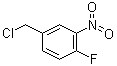 structure of CAS# 20274-70-8, alpha-Chloro-4-fluoro-3-nitrotoluene