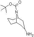 structure of CAS# 202797-03-3, tert-Butyl 3-amino-9-azabicyclo[3.3.1]nonane-9-carboxylate