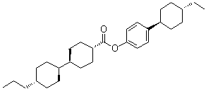CAS 登录号：202830-70-4, (全反式)-4'-丙基-[1,1'-联环己烷]-4-羧酸 4-(4-乙基环己基)苯基酯