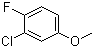 structure of CAS# 202925-07-3, 3-Chloro-4-fluoroanisole