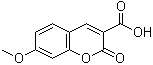 7-Methoxy-2-oxo-2H-chromene-3-carboxylic acid molecular structure (CAS 20300-59-8)