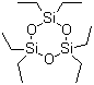 CAS # 2031-79-0, Hexaethylcyclotrisiloxane, 1,1,3,3,5,5-Hexaethylcyclotrisiloxane