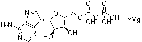 CAS 登录号：20310-60-5, 腺苷 5'-(三氢二磷酸酯)镁盐
