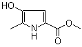 4-羟基-5-甲基-1H-吡咯-2-羧酸甲酯分子结构 (CAS 203208-35-9)
