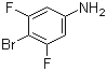 structure of CAS# 203302-95-8, 4-Bromo-3,5-difluoroaniline