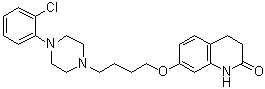 7-[4-[4-(2-氯苯基)-1-哌嗪基]丁氧基]-3,4-二氢-2(1H)-喹啉酮分子结构 (CAS 203395-81-7)