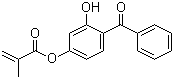 structure of CAS# 2035-72-5, 4-Benzoyl-3-hydroxyphenyl methacrylate