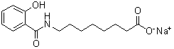 Salcaprozate sodium molecular structure (CAS 203787-91-1)